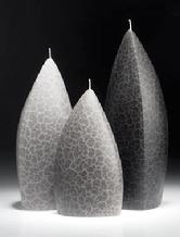 Barrick Candles Grey FF#16 Crackle Finish Candle